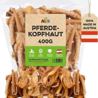 ALTO - Pelle di cavallo di alta qualità per cani – Prodotti da masticare ipoallergenici – Leckerli per cani per allergie nel cane – Qualità Austria – 400 g
