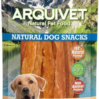 ARQUIVET Straccetti di pollo - 100 g - Snack 100% naturali per cani - prelibatezze per cani - Prodotto leggero - Molto ricco di sostanze nutritive