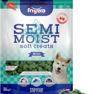 Frigera - Snack per cani - Semi Moist Soft Treats Mint 165 g
