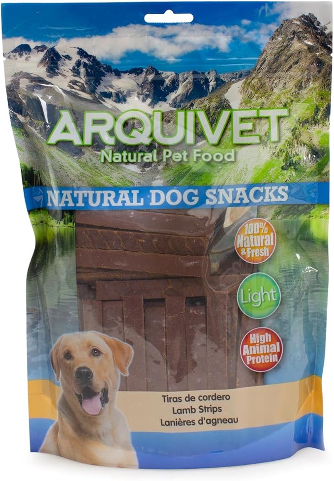 Arquivet - Straccetti di agnello (1 Kg) - Snack naturali per cani