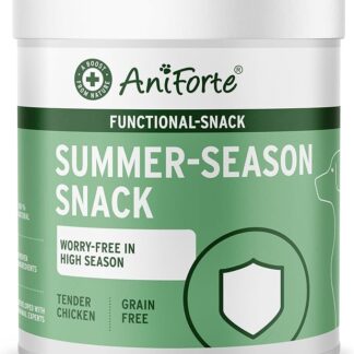 AniForte Z Season Snack para perros 300 g - Snack funcional para toda la temporada, 100% natural con comino negro, aceite de coco, jara pringosa, sin cereales, monoproteico