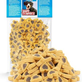 HAPPET® Cuori di cervo 200 g - Dolcetti per cani dall'alto appetibilità, ideale per ricompensa e addestramento con cervo delicato, per cani a stomaco sensibile