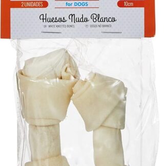 ICA Confezione 2 ossa nodo bianco 10 cm 80 g