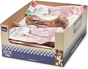 Frigera Osso di prosciutto italiano, XL, 1 pezzo, 350 g, snack da masticare a lunga durata per cani, supporta la pelle e il pelo, favorisce le articolazioni sane, senza cereali e glutine