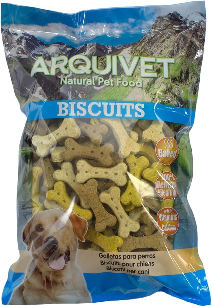 ARQUIVET Biscotti 'Ossa' per Cani - 1 Kg - Snack e Premi