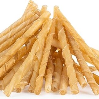 HAPPET Bastoncino di manzo per cani, da massaggiagengive naturale, in pelle bovina, saporito, duro e 100% digeribile, favorisce l'igiene orale, riduce lo stress e la noia