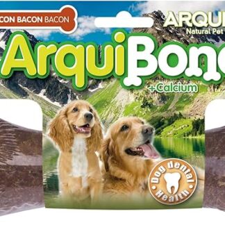ARQUIVET Arquibone bacon 20 cm - 265 g - ossi per cani - snack per cani