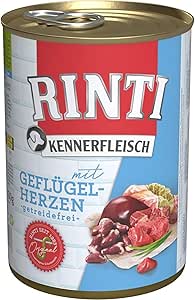 24er Pack Rinti Intenditori Pura Carne di pollame Cuore 400 G