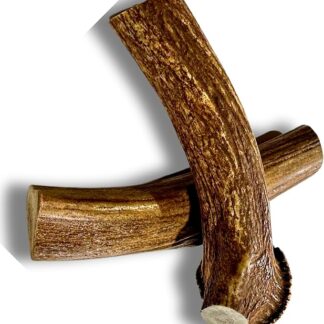 WhiteTail Naturals - Confezione da 2 Corna di Cervo di qualità per Cani di Grossa Taglia, Misura XXL, perfette per masticatori aggressivi, realizzate negli Stati Uniti