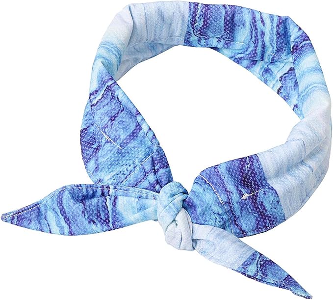 perfk Bandana rinfrescante per Cani, Fascia per Il Collo per Cani, per climi Caldi, Collare rinfrescante Traspirante per Animali Domestici, Sciarpa di, M