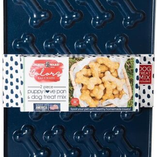 Nordic Ware Puppy Love Pan and Mix Set, Blu (confezione da 2)