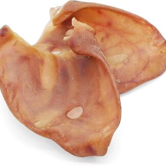 WuffSnacks - Orecchie di maiale per cani, 25 pezzi, 100% naturali, orecchie di maiale secche, orecchie di maiale