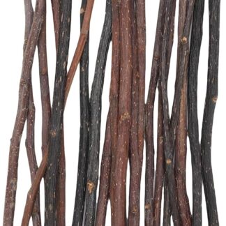 Walmeck 20pcs Molare Tratta il Coniglietto Masticare i Denti del Cibo di Criceto Masticati in Legno 20 Cm