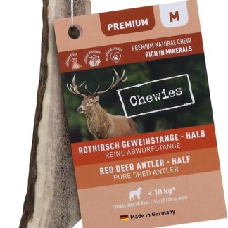 Chewies Rosso Asta corna di cervo, m mezza, 50 g