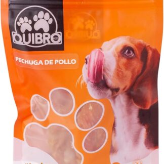 Quibropets Petti di Pollo - Snack e Premi per Cani - Ragazzi per Animali - Ideale per Cane Grande e Medio - 100gr