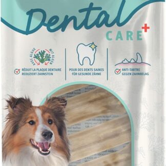 Bubimex - Dental+ Osso da masticare all'alghe x4-8cm - Dolcetto dentale per cani - Arricchito in zinco - Anti-tartaro - Alito fresco