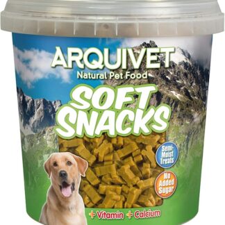 ARQUIVET Soft Snacks - Ossi piccoli di pollo - 800 gr - Snack per cani a forma di osso piccoli - Snack per cani - Alimento complementare