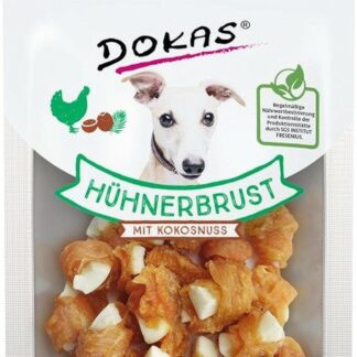 Dokas Dog Hühnerbrust mit Kokosnuss 60g (Menge: 9 je Bestelleinheit)