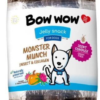 Bow Wow Monster Munch - Treats per cani, confezione da 24 x 200 g