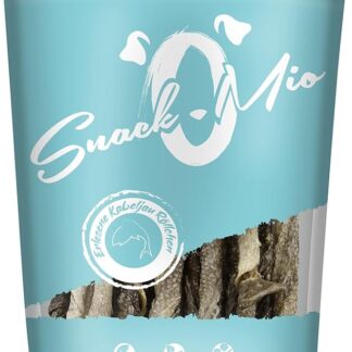 SnackOMio, Snack di qualità superiore per cani, squisiti involtini di merluzzo, senza cereali, 1 confezione da 70 g