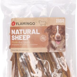 Bastoncini per cani – Snack Nature Tendine di pecora – 15cm – 100g – senza glutine – senza zuccheri aggiunti – naturale