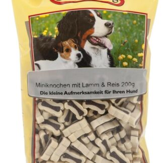 Classic Dog Snack Miniknochen mit Lamm & Reis 200g (Menge: 12 Je Bestelleinheit)