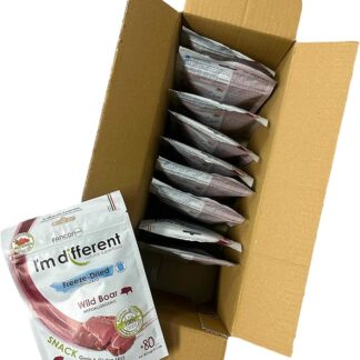 I'm different, snack liofilizzato monoproteico, Cinghiale 10x40g