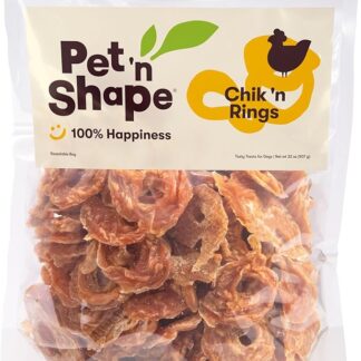 Pet 'n Shape Chik 'n Rings – Naturale Petto di pollo a scatti per cani, 0,9 kg
