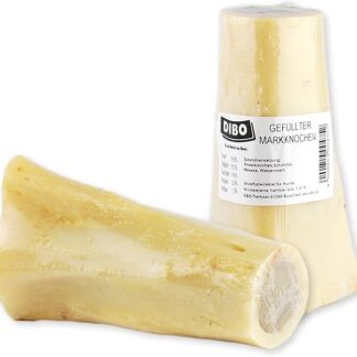 DIBO Osso di midollo riempito, piccolo snack naturale o dolcetti per mezzo, cibo per cani, articoli da masticare di qualità senza prodotti chimici