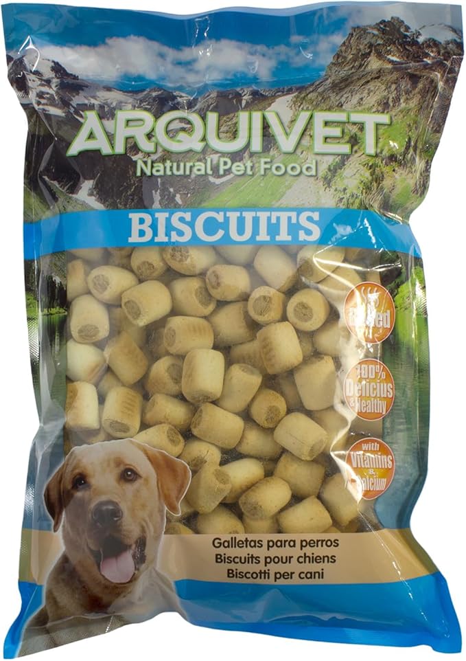 ARQUIVET Biscotti per Cani - Mini Rolls - Snack e Premi per Cani - 1 Kg