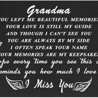 Jzxwan Biglietti di condoglianze per la perdita della nonna, biglietti di lutto per la perdita della nonna, regali commemorativi della nonna per la festa della mamma