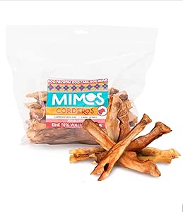 MIMOS Gambe d'agnello, 1000 g, snack da masticare per cani, senza cereali e naturali, prodotti da masticare, asciugati delicatamente e senza additivi, a lunga durata