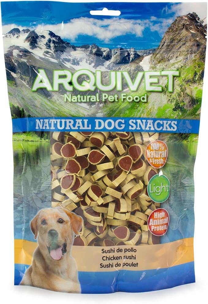 Arquivet - Sushi di pollo (1 Kg) - Snack naturali per cani