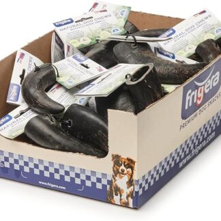 Frigera Corno di bufalo S, 1 pezzo, 200 g, spuntino naturale per cani, supporta articolazioni, ricco di proteine di alta qualità, inodore, misura lunga da masticare.