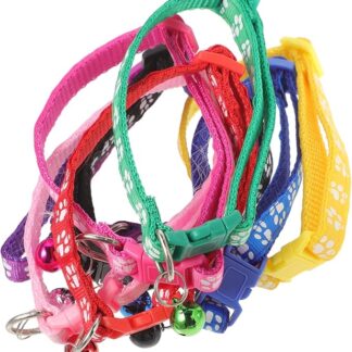 MERRYHAPY Collare Per Animali Domestici Stampato Ciondolo Regolabile Adatto Per Cani E Gatti Realizzato in Materiali Resistenti E Durevoli