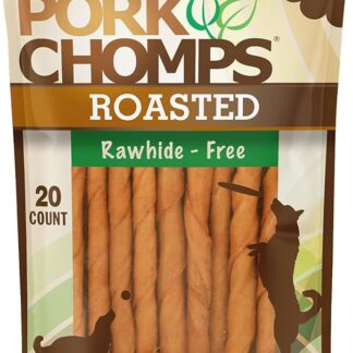Premium Pork Chomps arrosto Mini Twistz 20 ct