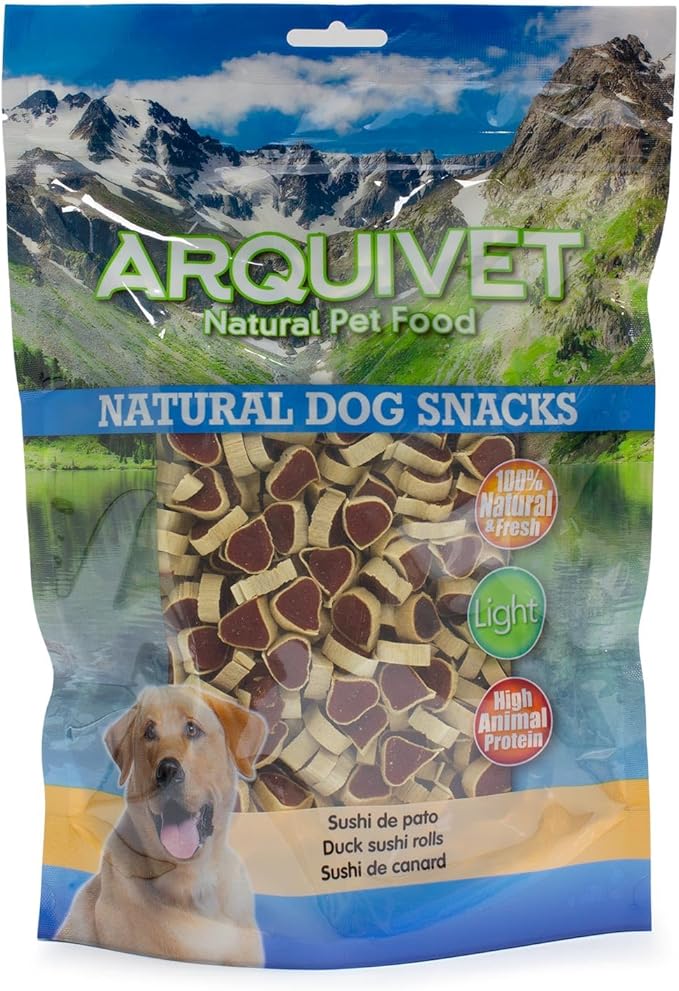 Arquivet - Sushi di anatra (1 Kg) - Snack Naturali per Cani