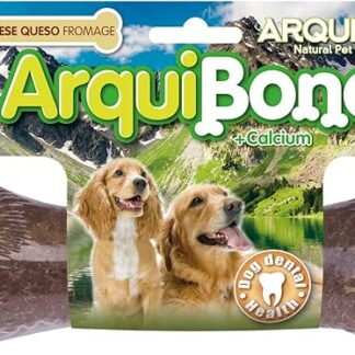 ARQUIVET Pack 12 unità - Arquibone formaggio 20 cm - 265 g - ossi per cani - snack per cani