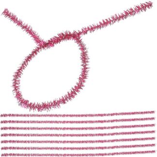 SHINEOFI 100pezzi Fili Pet Bastoncini Intrecciati Steli Di Ciniglia Accessori Artigianali Per Lavoretti Fai Da Te Bastoncini Ritorti Per Giochi Educativi e Creativi