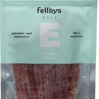 Fellby S spuntini per cani, anatra a strisce, 70 g