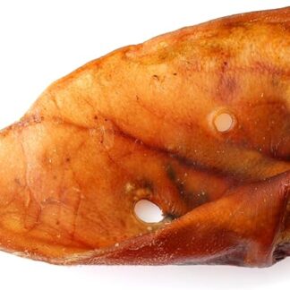 123 Treats Grandi orecchie di maiale per cani Cane di qualità mastica orecchie di maiale al 100% naturali ricche di proteine per il tuo animale domestico (30 pezzi)