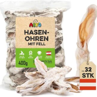 ALTO Orecchie di coniglio con pelliccia, 400 g
