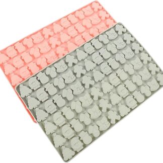 HOMOBABE 2pezzi Stampo Silicone Per Snack Di Natale Per Cani Mold Per Treats Silicone Accessorio Per Cani e Gatti Per Biscotti e Cibo Fai Te Colori