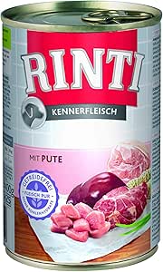 Rinti Pur intenditore tacchino per cani, confezione da 12 (12 x 800 g)