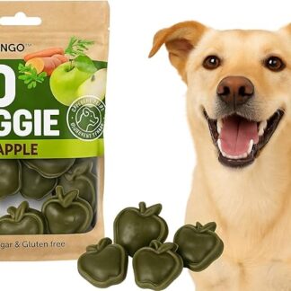 Bastoncini per cani – Snack Veggie Mela Verde – 4,8cm – 120g – senza glutine – naturale – ricco di vitamine e fibre