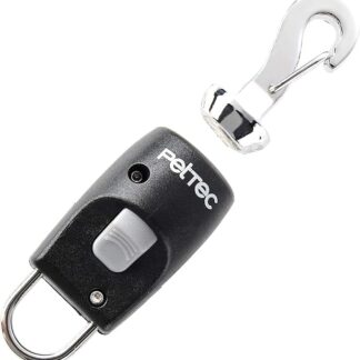 PetTec Quick Connector, Connettore Magnetico per Agganciare e Sganciare Rapidamente Guinzaglio e Collare in 1 Secondo, Inossidabile, Pesa Solo 17g, per Cani Fino a 40kg, Gancio D-Ring Incluso