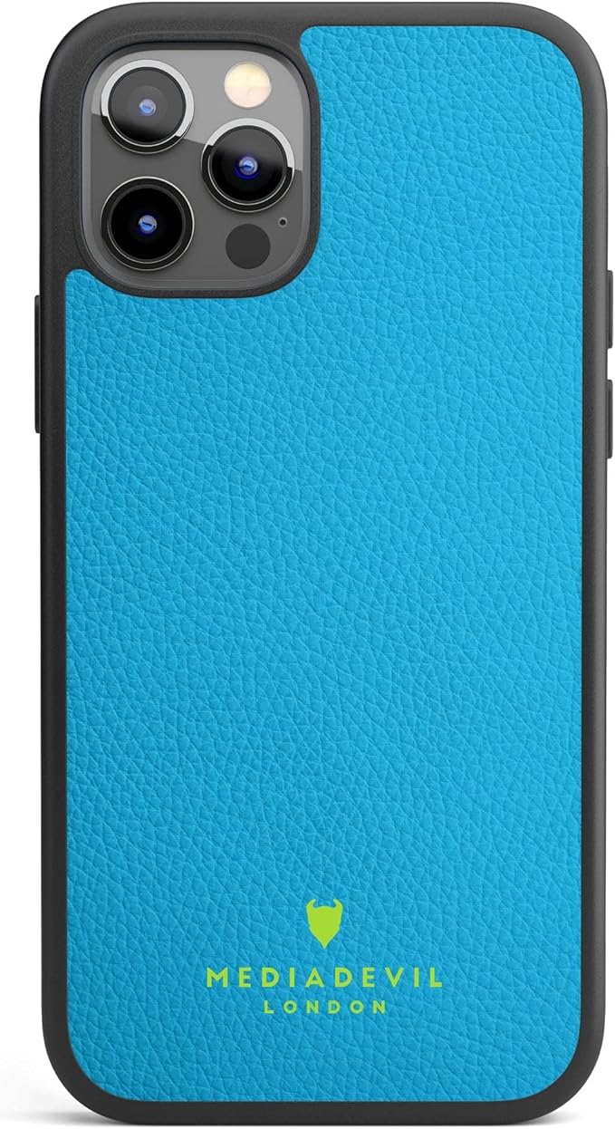 MediaDevil Custodia per iPhone XS/iPhone X (5,8 pollici), in pelle vegana a base vegetale, custodia sottile antiurto