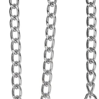 TRIXIE TX-21962 Guinzaglio per cani a catena cromato, 80 cm/3 mm, multi, medio/grande