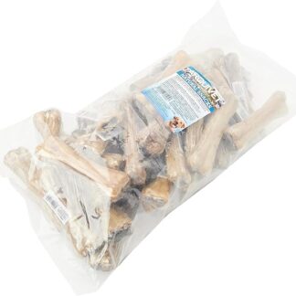 ARQUIVET Osso di bufalo pressato ripieno di budello di bufalo - 15 cm - Espositore da 50 pezzi - 3.000 g - Snack naturale per cani