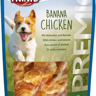 TRIXIE Snack PREMIO Banana & Chicken, 100 g, Cane